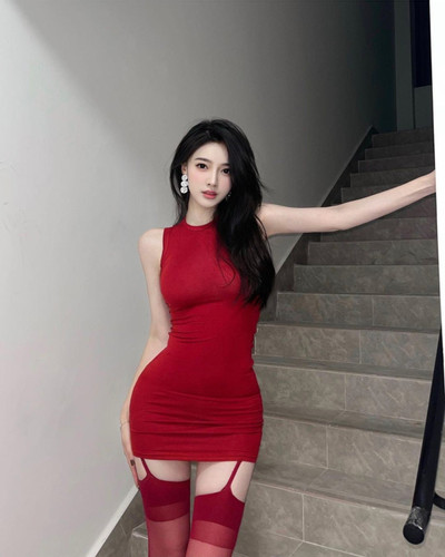 porn in red dress Videos Redhead removes her red dress